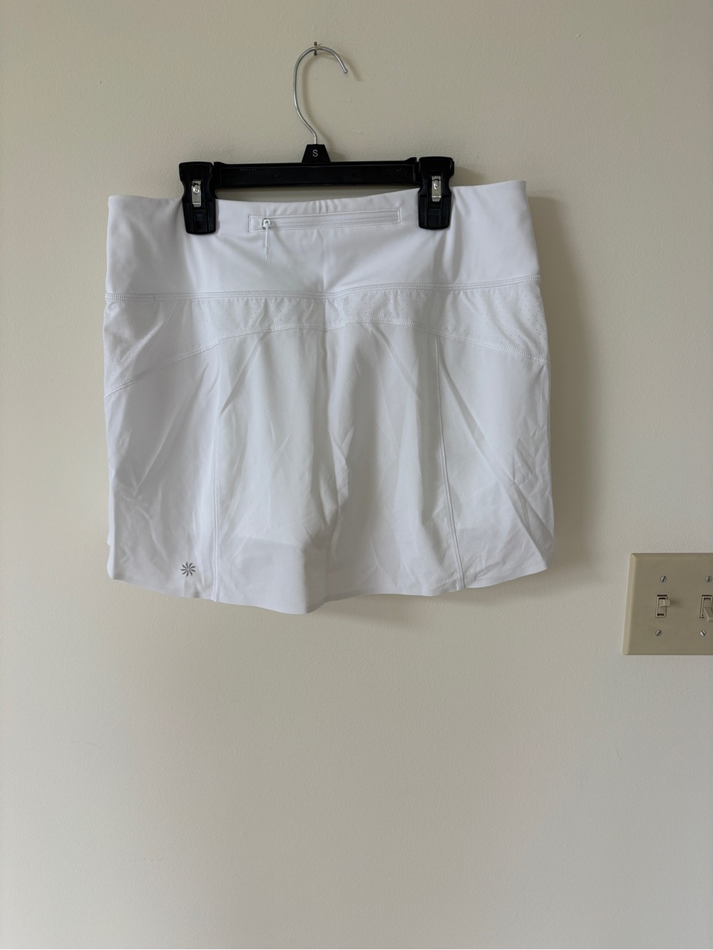 Athleta White Athletic Skort with Built-In Shorts - Picture 6 of 6